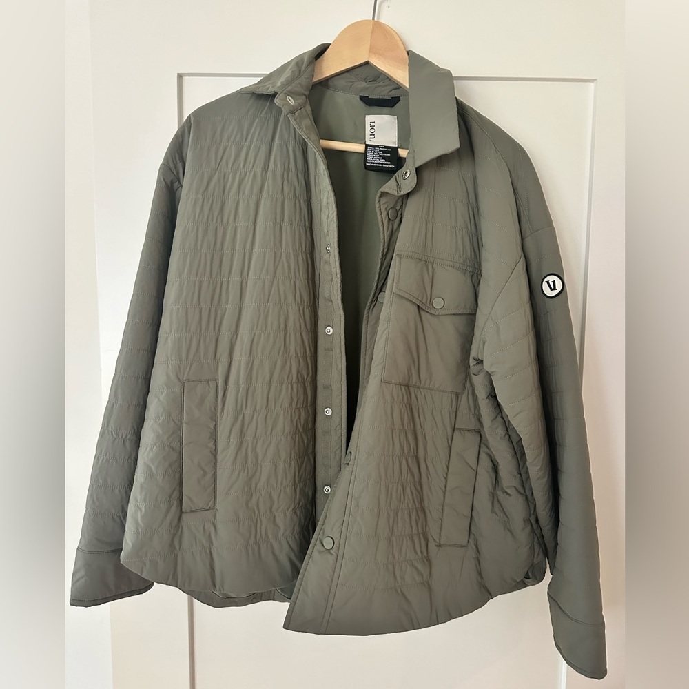Vuori Canyon Insulated Shirt Jacket in Pistachio NWOT size XS/S